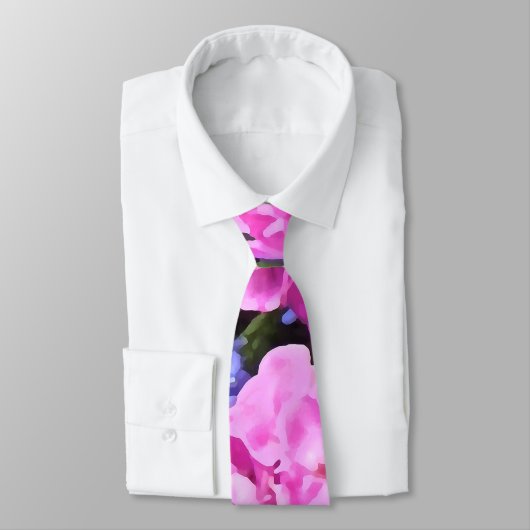 Geranien und Periwinkle Krawatte (Gebunden)