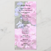 Geranien und Periwinkle Programm (Rückseite)