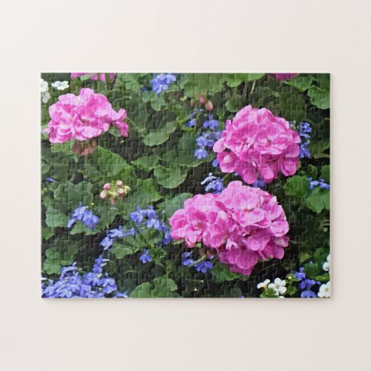 Geranien und Periwinkle Puzzle (Horizontal)