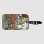 Geranien von Childe Hassam, Vintager Impressionism Gepäckanhänger (Vorderseite (Horizontal))