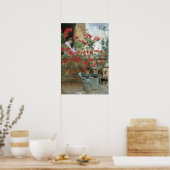 Geranien von Childe Hassam, Vintager Impressionism Poster (Küche)