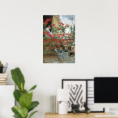 Geranien von Childe Hassam, Vintager Impressionism Poster (Heimbüro)