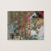 Geranien von Childe Hassam, Vintager Impressionism Puzzle (Horizontal)