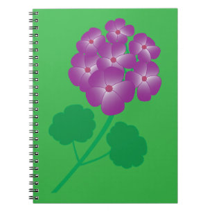 Geranienblüten Notizblock