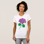 Geranienblüten T-Shirt (Vorne ganz)