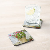 Geranine Getränkeuntersetzer (Rechte Seite)