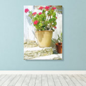 Geranine Leinwanddruck (Insitu (Holzboden))