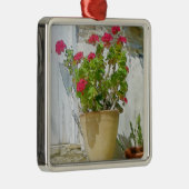 Geranine Ornament Aus Metall (Rechts)