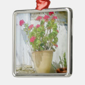 Geranine Ornament Aus Metall (Links)
