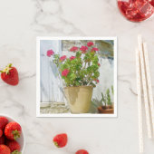 Geranine Serviette (Beispiel)