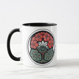 Geranium Art Nouveau Tasse