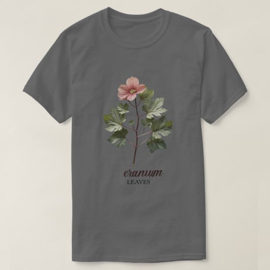 Geranium Blätter für Shirt (Design vorne)