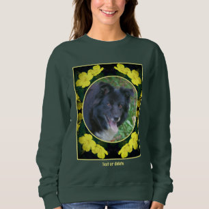 Geranium Blume Frame erstellen Sie Ihr eigenes Pet Sweatshirt