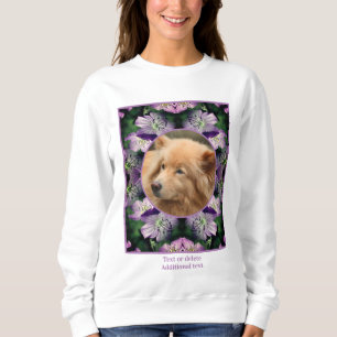 Geranium Blume gestalten Ihr eigenes Pet-Foto Sweatshirt