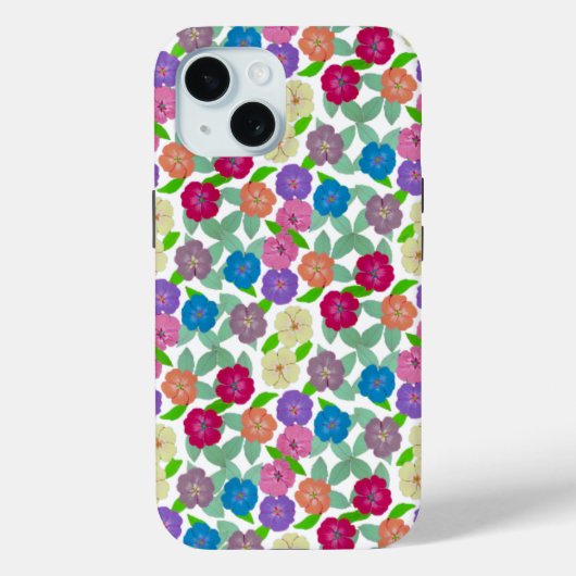 Geranium Blume IPhone 15 Tough Case (Rückseite)