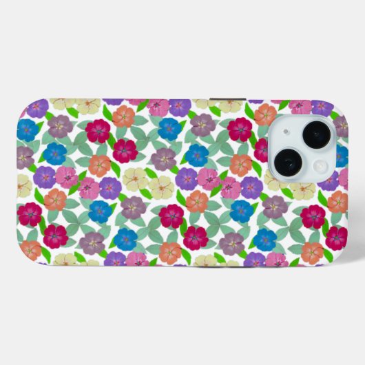Geranium Blume IPhone 15 Tough Case (Rückseite (Horizontal))