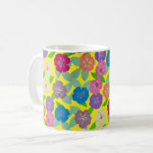 Geranium Blume Kaffee Tasse (Vorderseite Links)