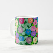 Geranium Blume Kaffee Tasse (Vorderseite Links)