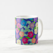 Geranium Blume Kaffee Tasse (VorderseiteRechts)