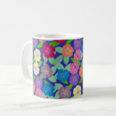 Geranium Blume Kaffee Tasse (Vorderseite Links)