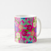 Geranium Blume Kaffee Tasse (VorderseiteRechts)