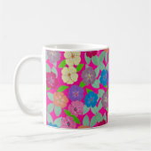 Geranium Blume Kaffee Tasse (Links)