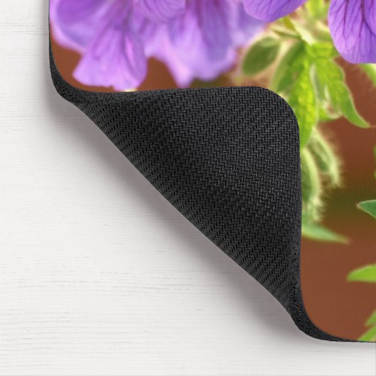 Geranium Blume Mousepad (Ecke)