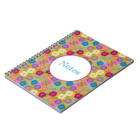 Geranium-Blume Notizblock (Linke Seite)