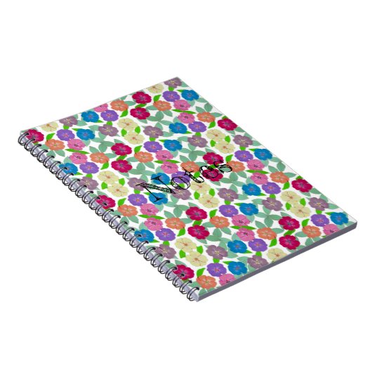 Geranium-Blume Notizblock (Rechte Seite)