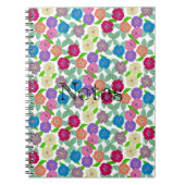 Geranium-Blume Notizblock (Vorderseite)