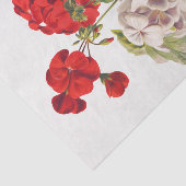 Geranium, Dcoupage Seidenpapier (Ausschnitt)