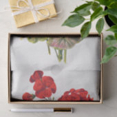 Geranium, Dcoupage Seidenpapier (Geschenk)