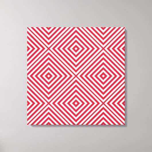 Geranium Diamond Zickzack @ Emporiomoffa Leinwanddruck (Vorderseite)