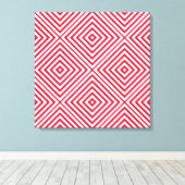 Geranium Diamond Zickzack @ Emporiomoffa Leinwanddruck (Insitu (Holzboden))