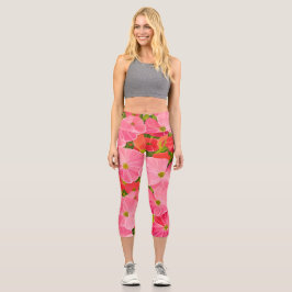 Geranium - die Blume heilt das aurische Feld Capri Leggings