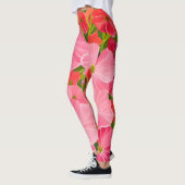Geranium - die Blume heilt das aurische Feld Leggings (Links)