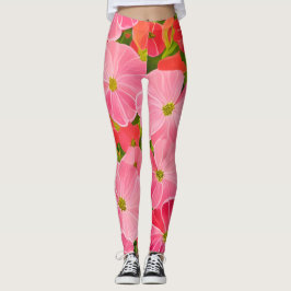 Geranium - die Blume heilt das aurische Feld Leggings