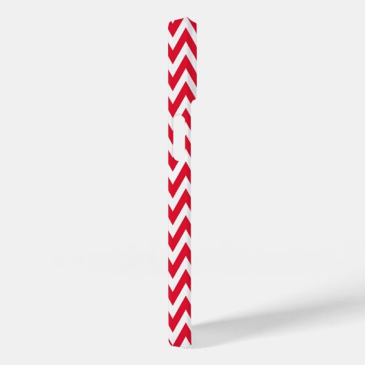 Geranium Elegantes Zickzack Design mit Monogramm Case-Mate iPhone Hülle (Rückseite / Rechts)