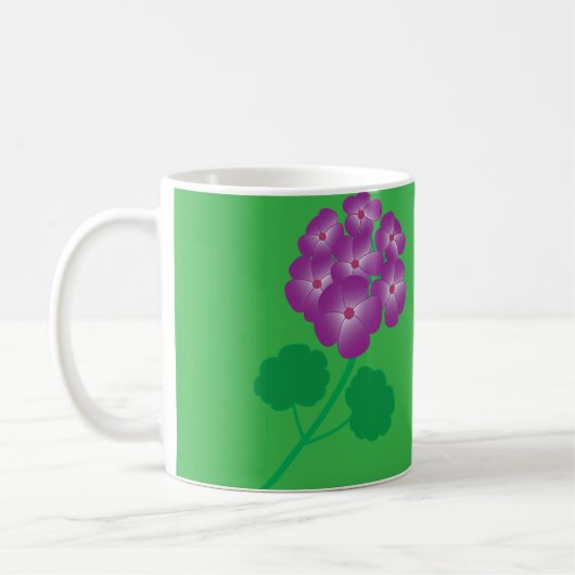 Geranium Flowers Kaffeetasse (Links)