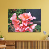 Geranium Garden Blume Canvas Print Leinwanddruck (Insitu (Wohnzimmer))