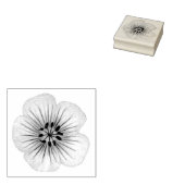 Geranium Garden Blume Fragile Gummistempel (Stempel)