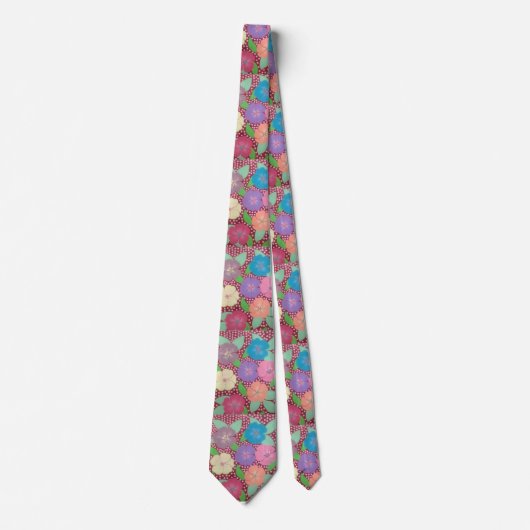 Geranium Garden Neck Tie Krawatte (Vorderseite)