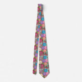 Geranium Garden Neck Tie Krawatte (Rückseite)