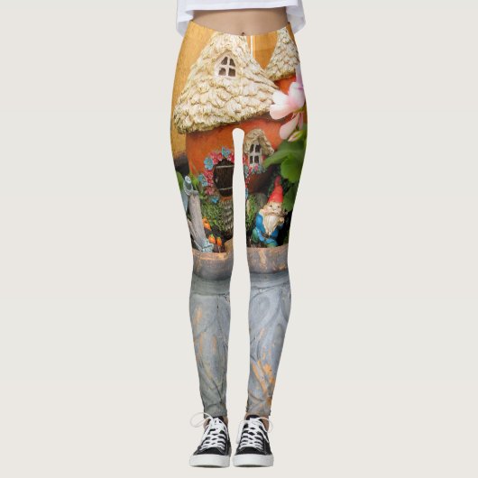 Geranium Gnome 03 Leggings (Vorderseite)