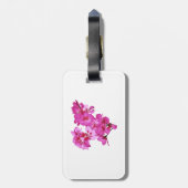 Geranium Heart Gepäckanhänger (Rückseite vertikal)