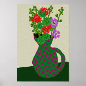 Geranium, Hollyhock, Geranium Wallichianum Poster (Vorne)