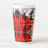 Geranium Lake Properties Asemic Milchtasse (Vorderseite)