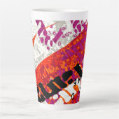 Geranium Lake Properties Asemic Milchtasse (Vorderseite)