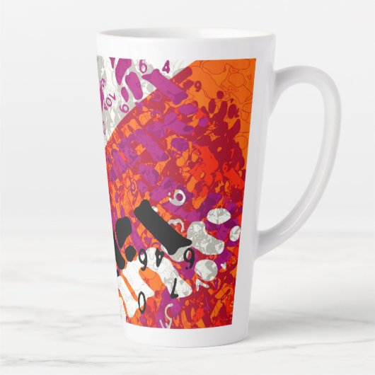 Geranium Lake Properties Asemic Milchtasse (Rechts)