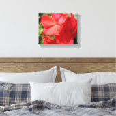 Geranium Leinwanddruck (Insitu (Schlafzimmer))